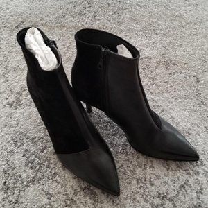 Rag and Bone Beha Black Pointed Toe Bootie New